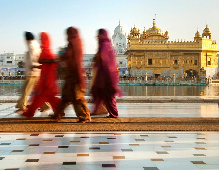 Magnificent Himalaya with Golden Temple